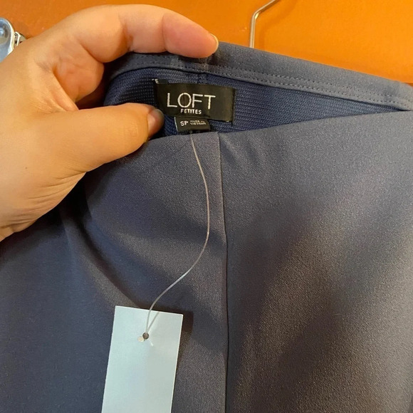 NWT LOFT Petite Pull On Wide Leg Pants - Picture 4 of 5